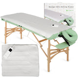 Elektrische Wärmematte für Massageliegen 75 × 180 cm| Wärmeunterbett  Heizdecke