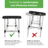 Massageliege Klappbar Nina | Kosmetikliege Tattooliege