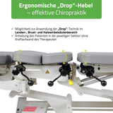 Chiropraktikerliege Elektrisch Therapieliegen Evero Upright Chiro Z7 | Steuerrahmen
