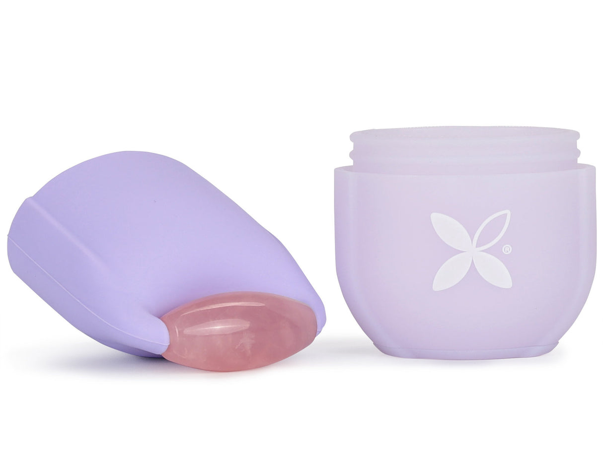 Eis-Gesichtsmassagegerät mit Roller | Ice Roller lila