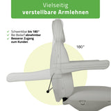 Kosmetikliege Elektrisch | Ravia PRO 3 | Kosmetiksessel mit elektrischer Verstellung | Handfernbedienung | 4 Elektromotoren