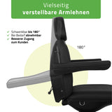 Kosmetikliege Elektrisch | Ravia PRO 3 | Kosmetiksessel mit elektrischer Verstellung | Handfernbedienung | 4 Elektromotoren