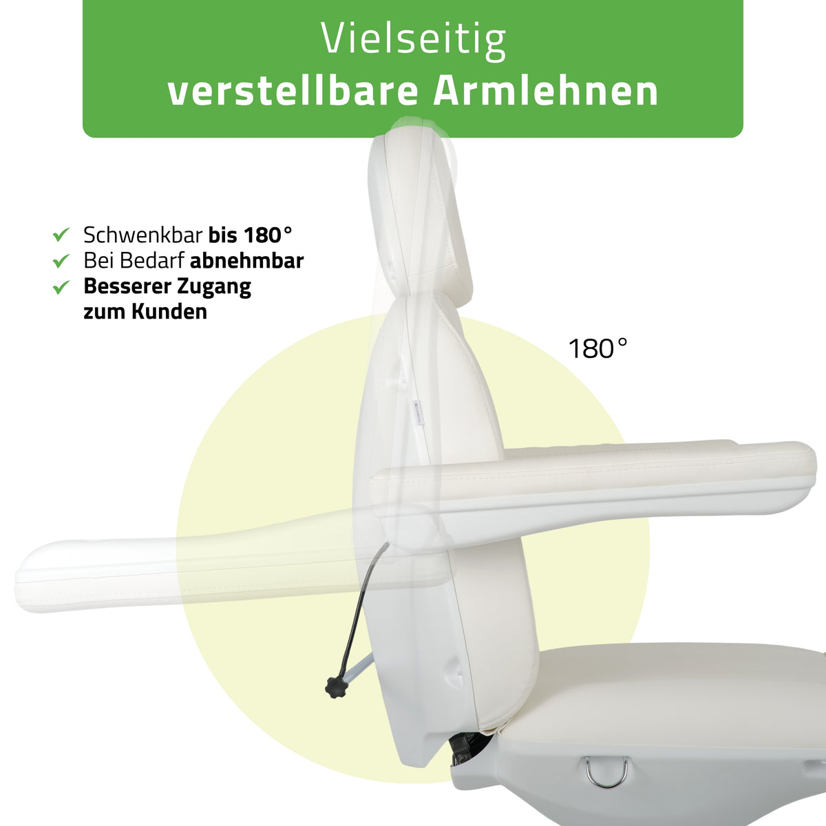 Kosmetikliege Elektrisch | Ravia PRO 3 | Kosmetiksessel mit elektrischer Verstellung | Handfernbedienung | 4 Elektromotoren