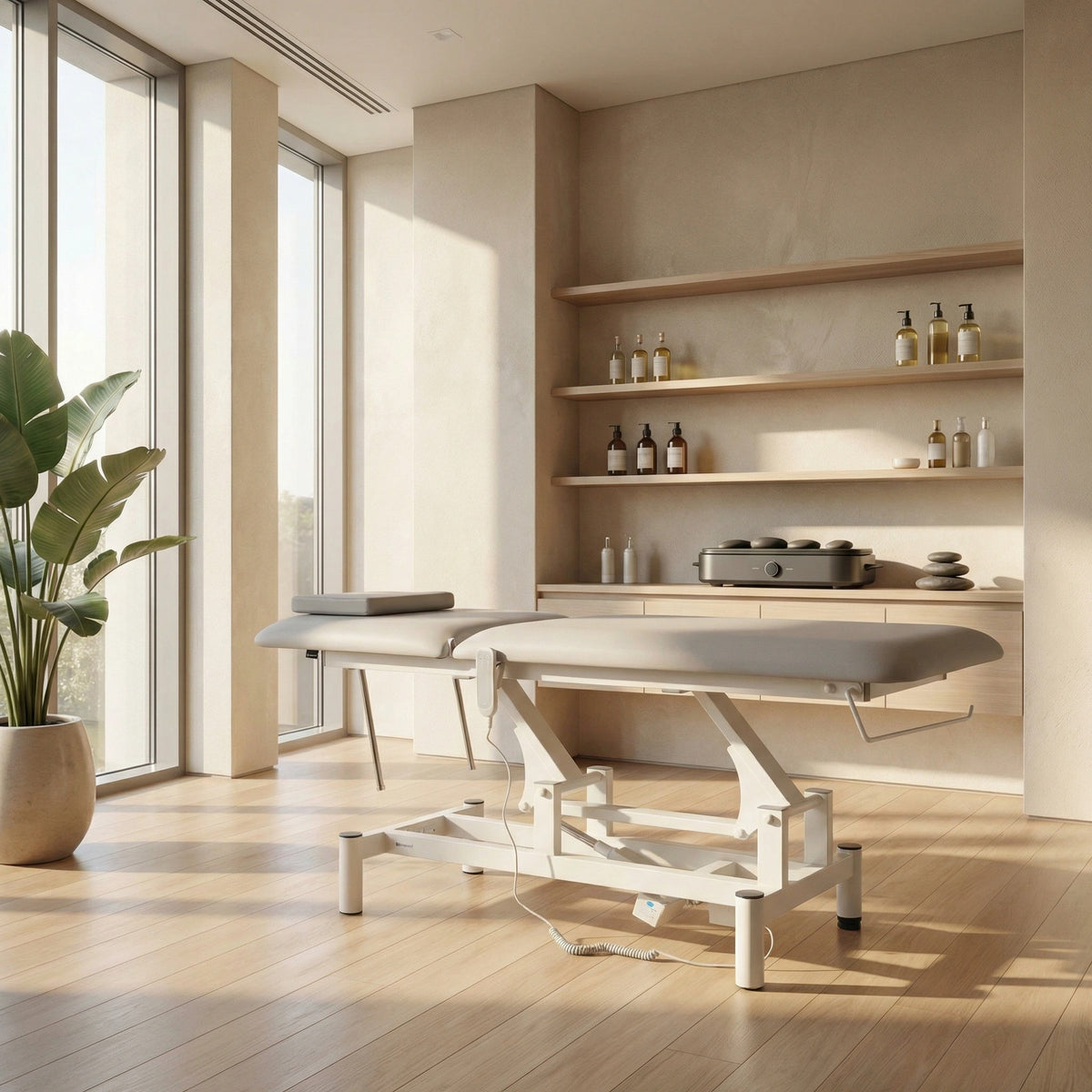 Elektrische Massagetafel Optima | 2-delig | Handbediening