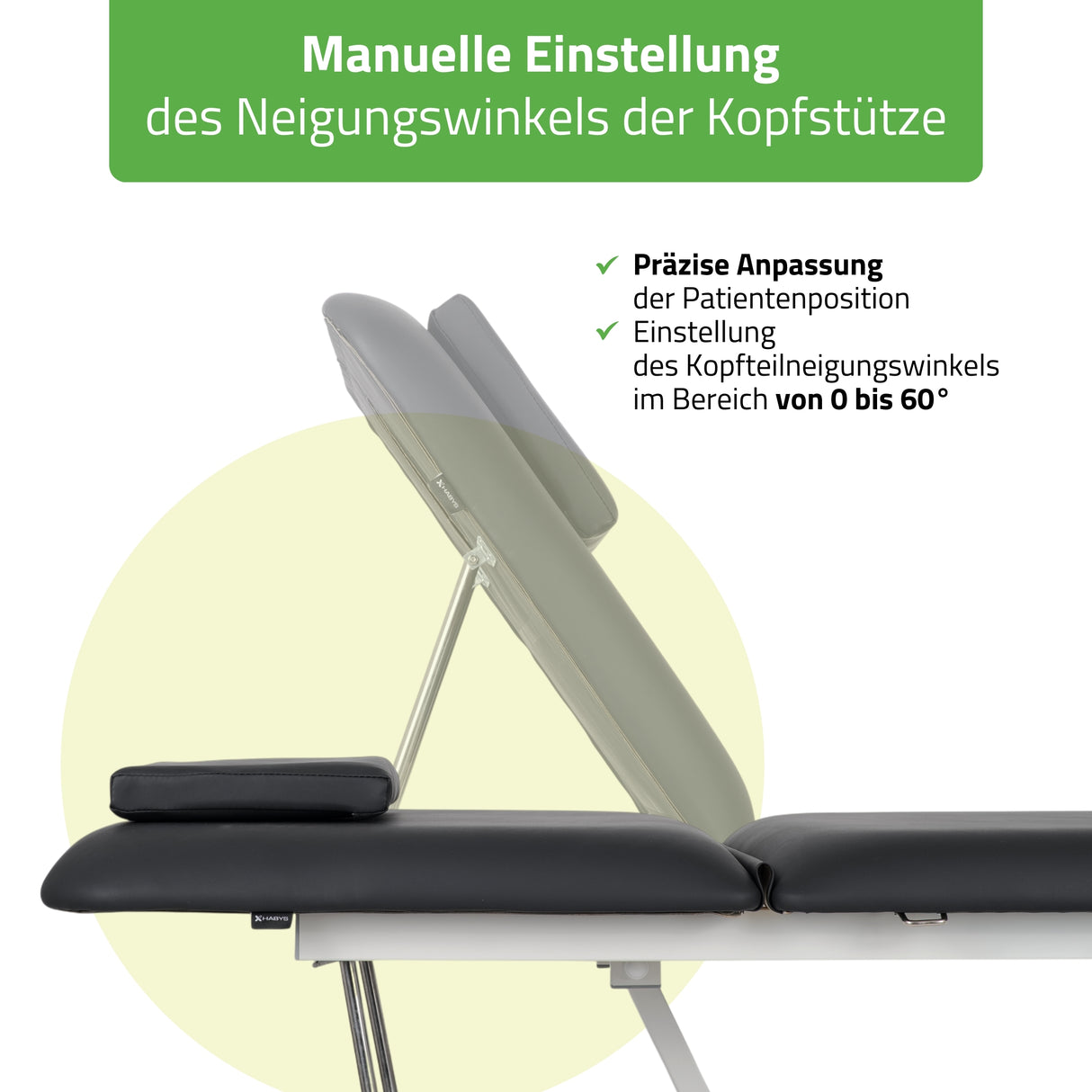 Massageliege Elektrisch Optima | 2-Segmente | Handfernbedienung