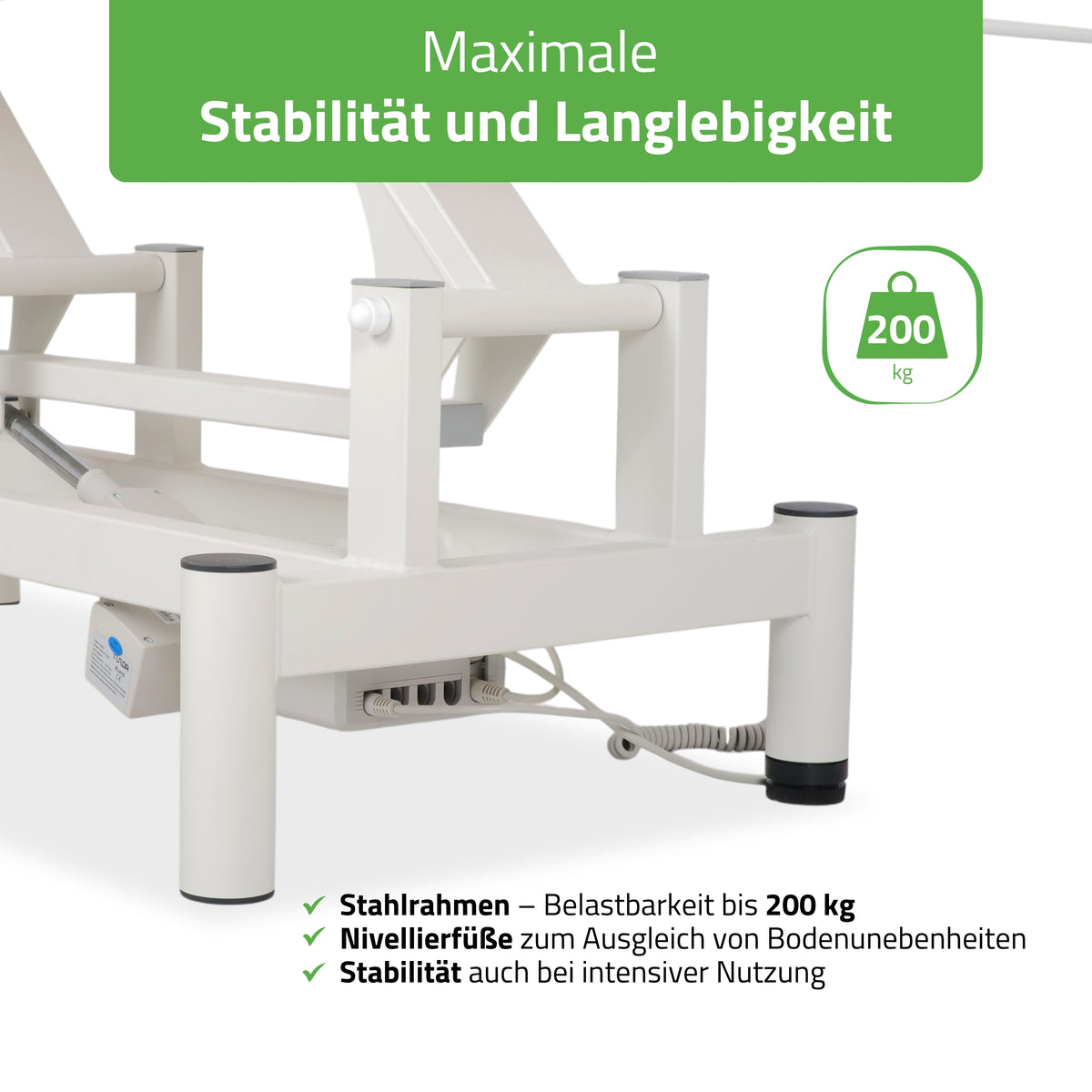 Elektrische Massagetafel Optima | 2-delig | Handbediening