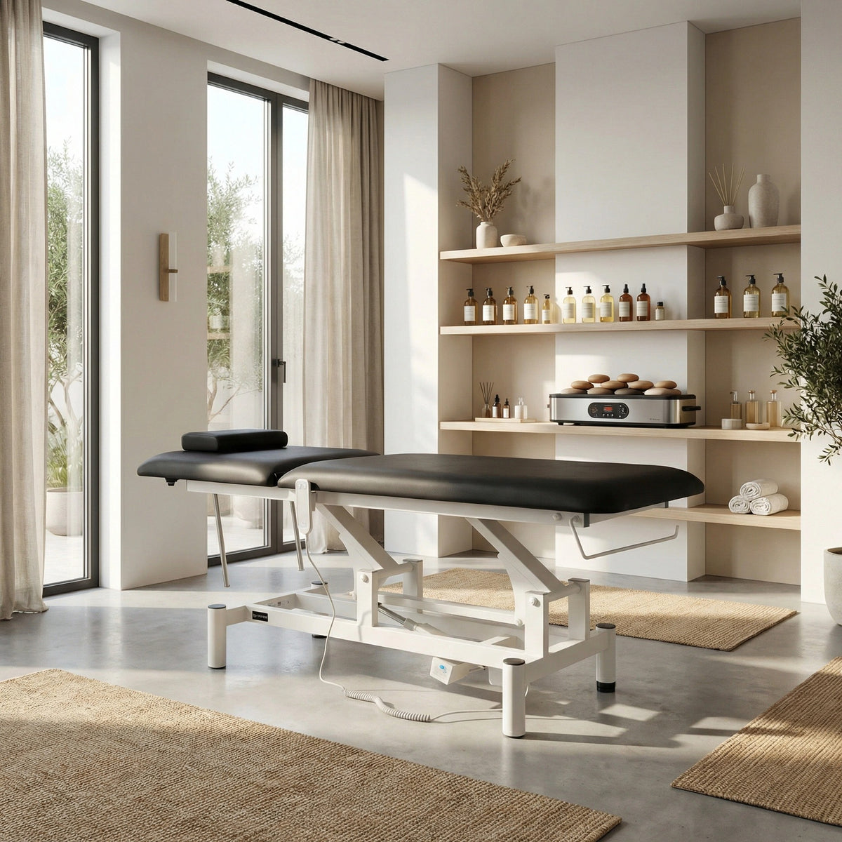 Elektrische Massagetafel Optima | 2-delig | Handbediening