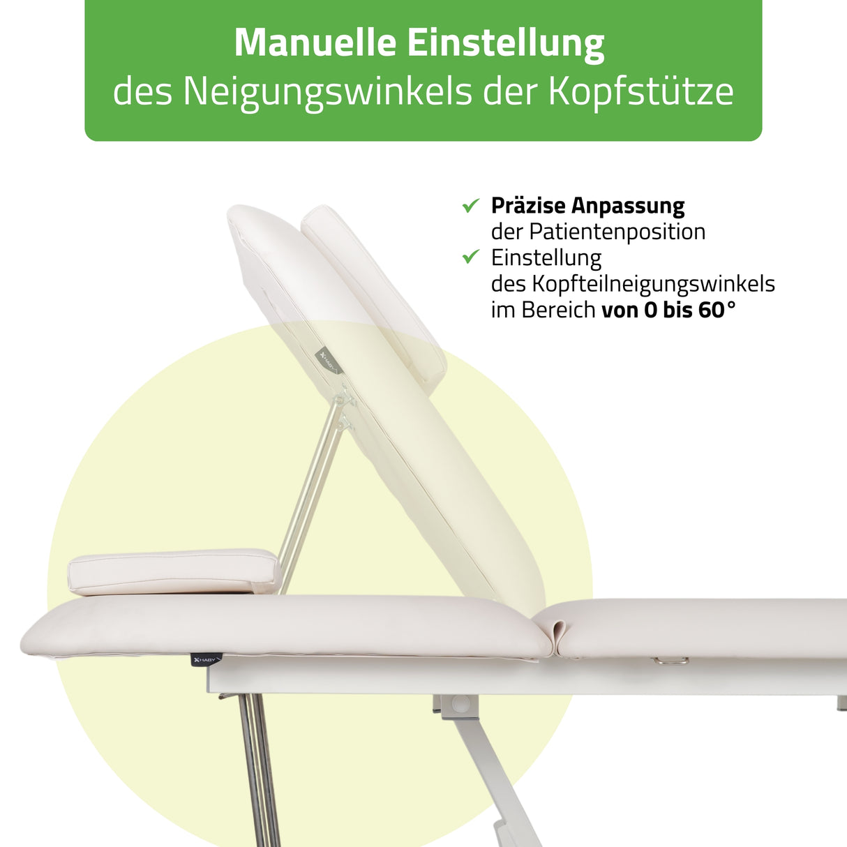 Massageliege Elektrisch Optima | 2-Segmente | Handfernbedienung