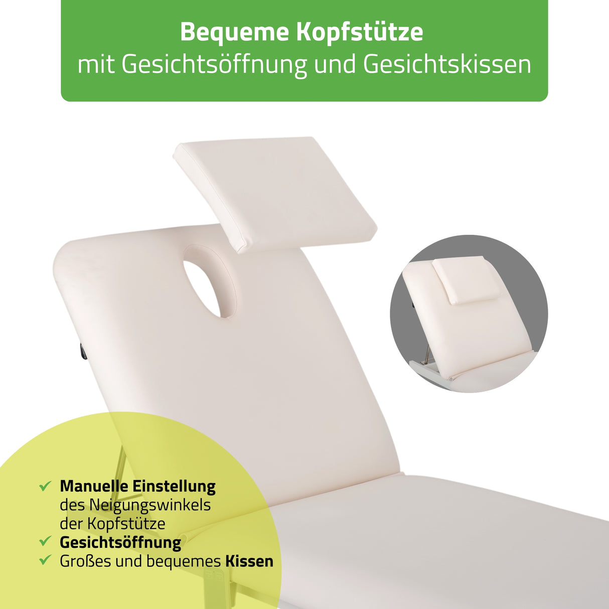 Massageliege Elektrisch Optima | 2-Segmente | Handfernbedienung