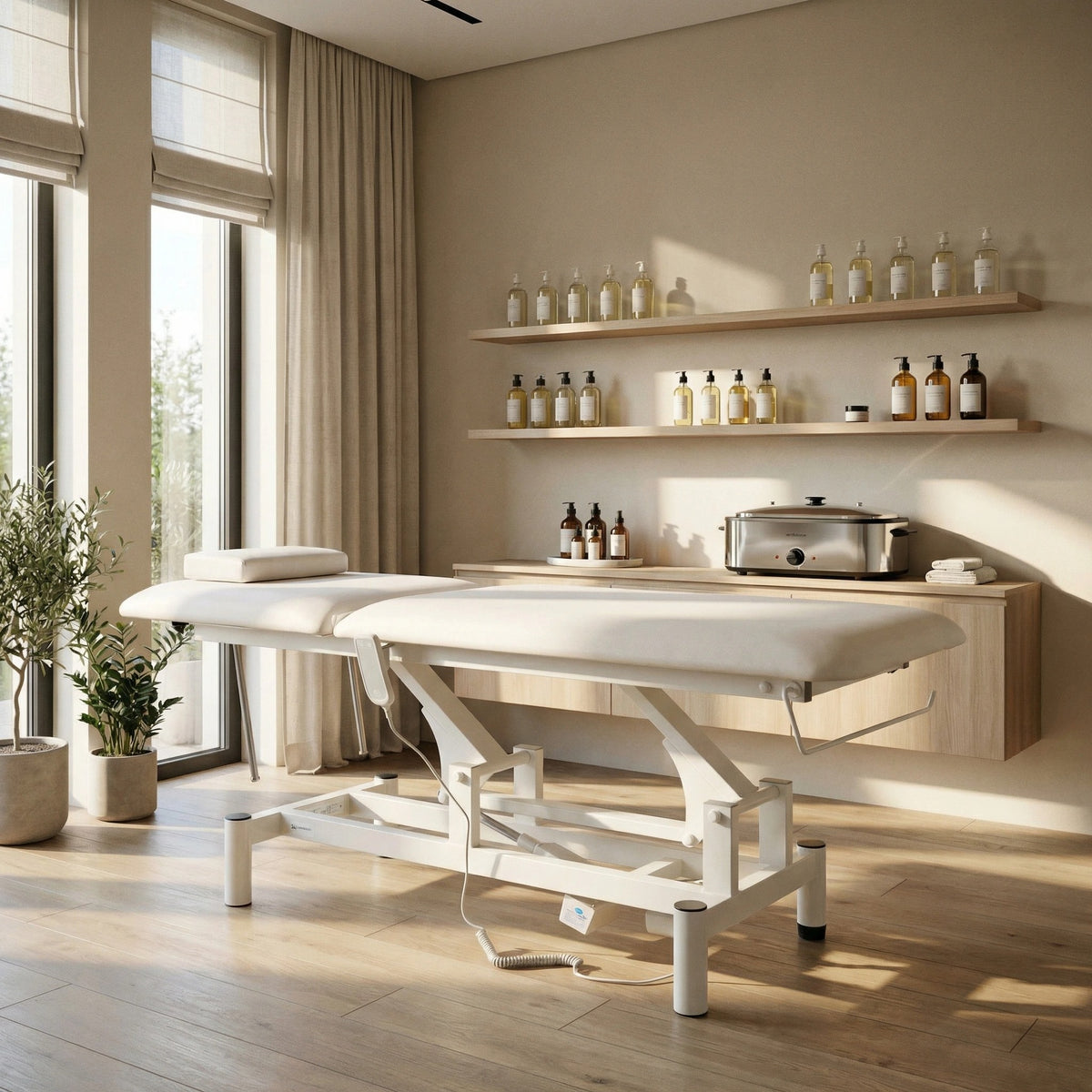 Elektrische Massagetafel Optima | 2-delig | Handbediening