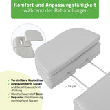 Kosmetikliege Elektrisch | Selia PRO 4 | Kosmetiksessel mit elektrischer Verstellung | Handfernbedienung | 3 Jahre Garantie