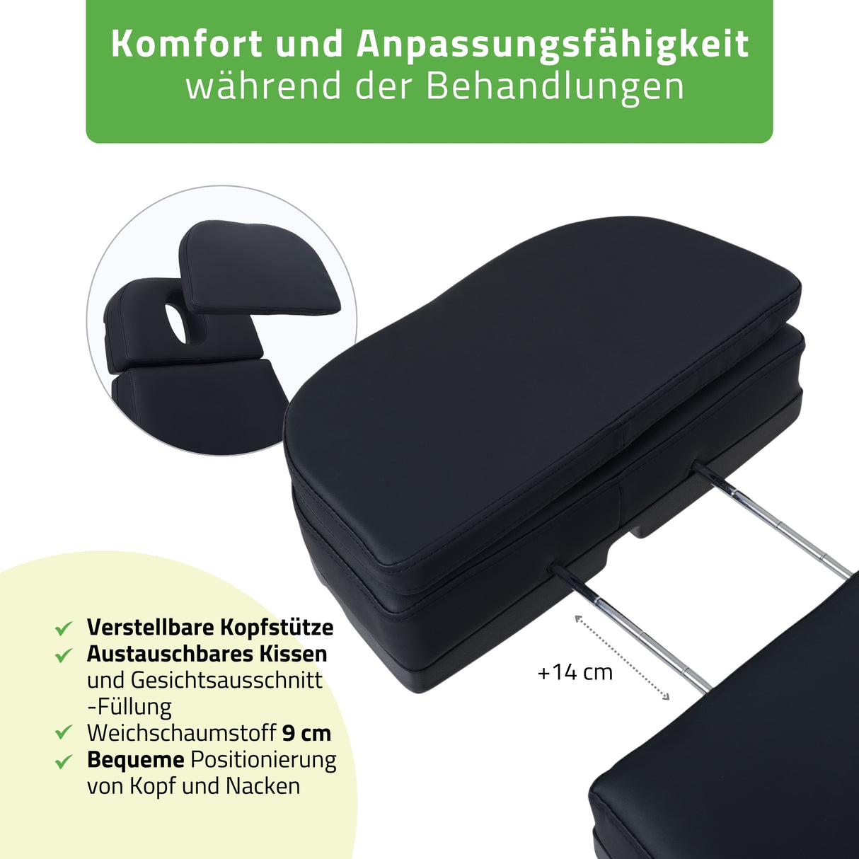Kosmetikliege Elektrisch | Selia PRO 4 | Kosmetiksessel mit elektrischer Verstellung | Handfernbedienung | 3 Jahre Garantie