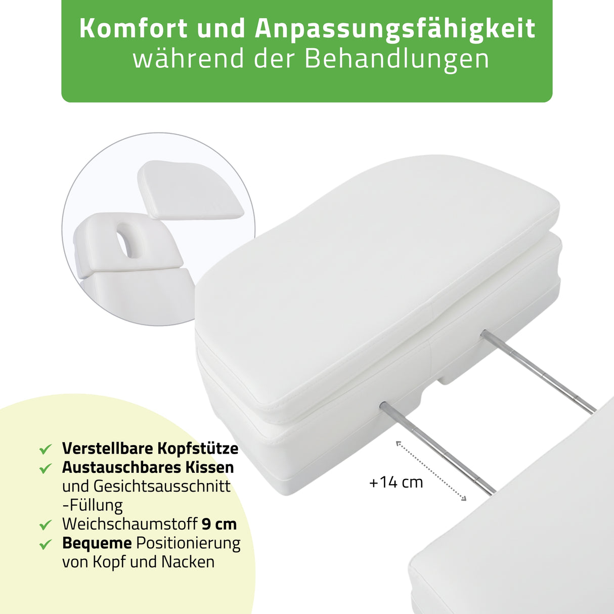 Kosmetikliege Elektrisch | Selia PRO 4 | Kosmetiksessel mit elektrischer Verstellung | Handfernbedienung | 3 Jahre Garantie