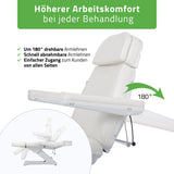 Kosmetikliege Elektrisch | Selia PRO 4 | Kosmetiksessel mit elektrischer Verstellung | Handfernbedienung | 3 Jahre Garantie