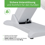 Kosmetikliege Elektrisch | Selia PRO 4 | Kosmetiksessel mit elektrischer Verstellung | Handfernbedienung | 3 Jahre Garantie