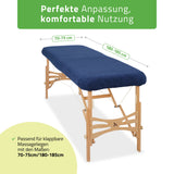 Frottee Bezug für klappbare Massageliegen | 1-teilig | 70-75/180-185 cm
