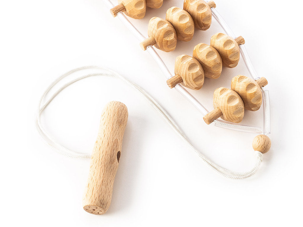Holz-Massagegerät für Rücken und Körper | Rollen