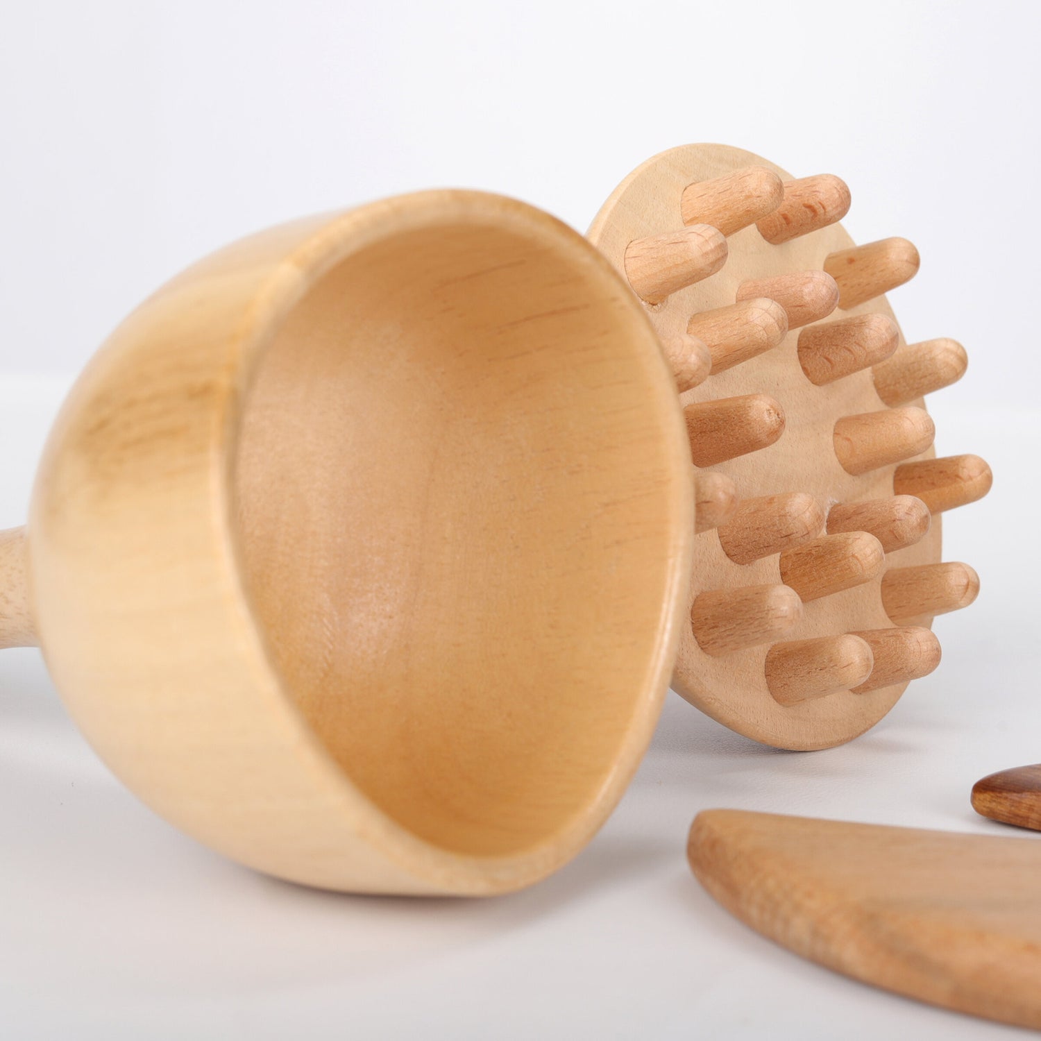 Houten Maderotherapie Set | 4-delig