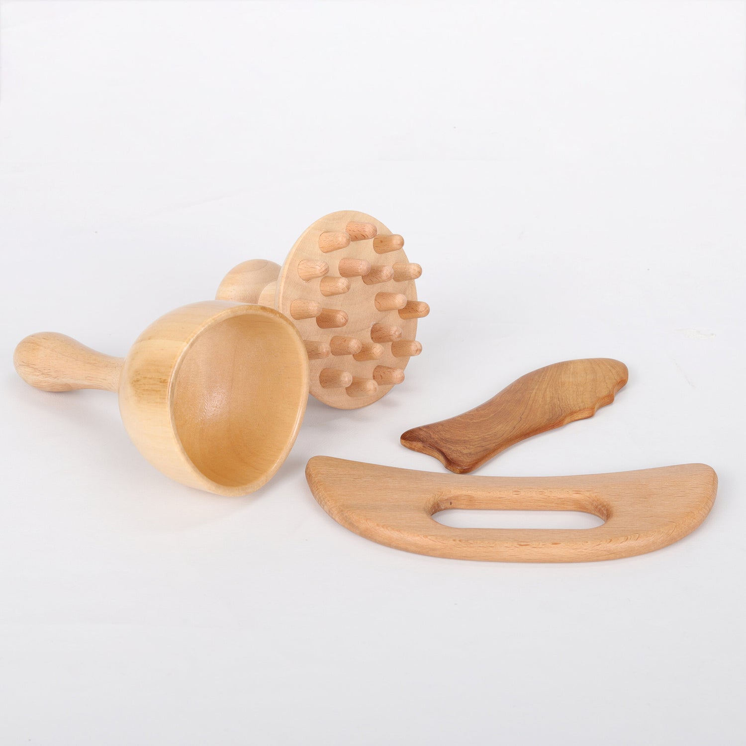 Houten Maderotherapie Set | 4-delig