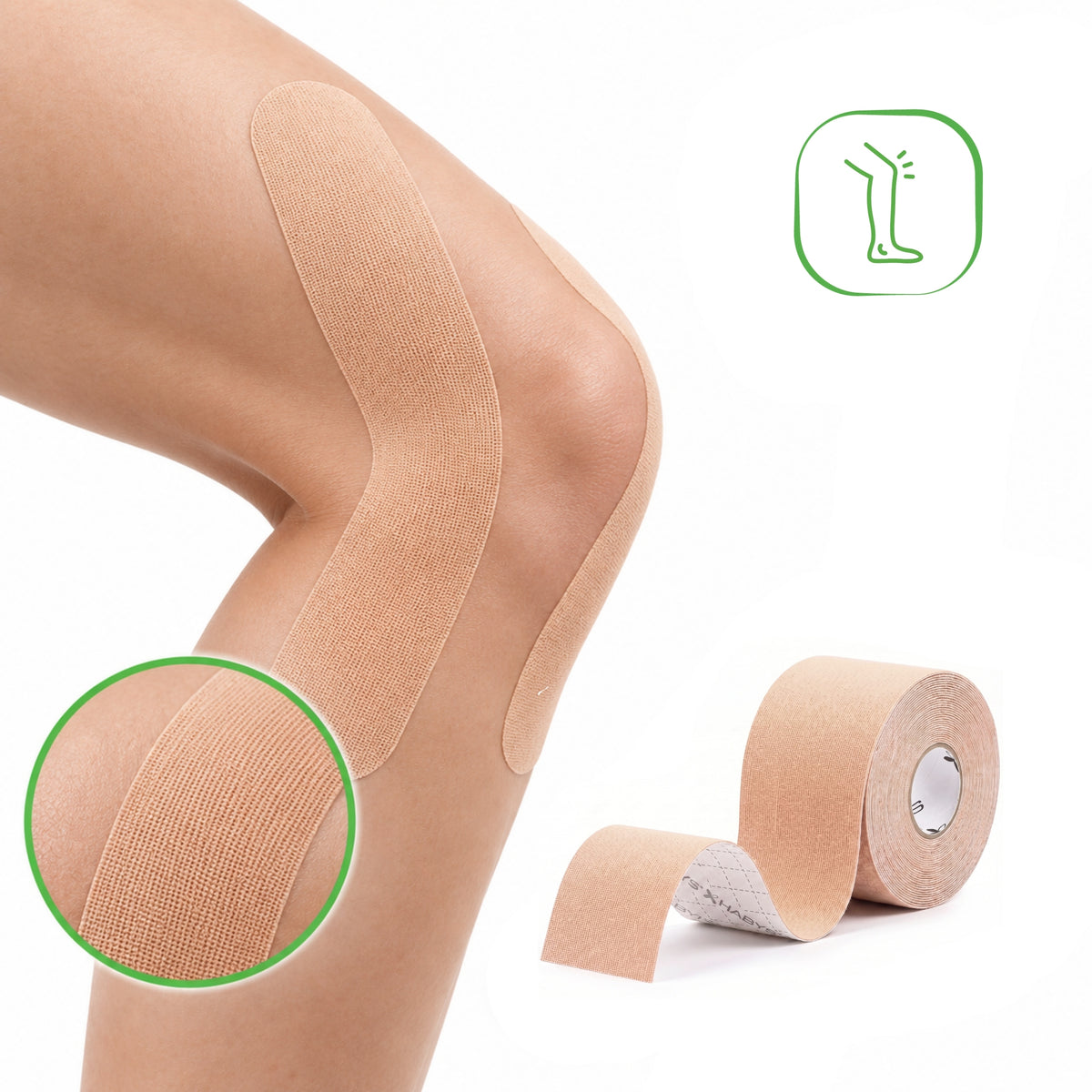 Habys Kinesiologie Tape Strong | elastisches Tape | 5cm × 5m