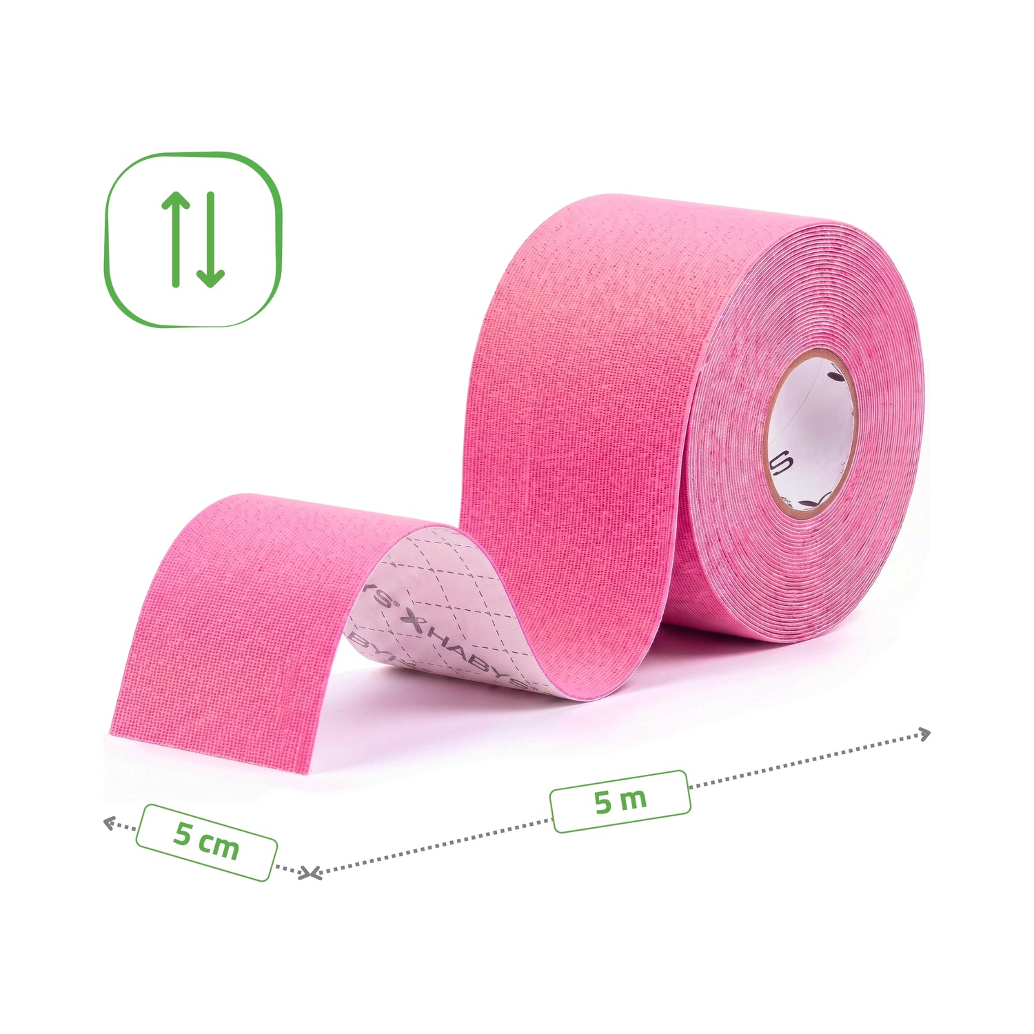 Habys Kinesiologie Tape Gesicht | elastisches Tape | 5cm × 5m |  Face