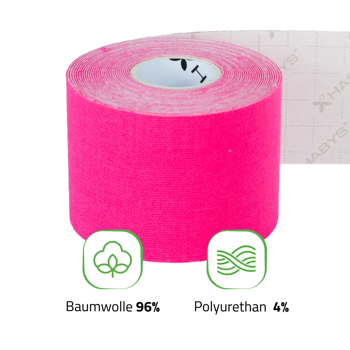 Habys Kinesiologie Tape Gesicht | elastisches Tape | 5cm × 5m |  Face