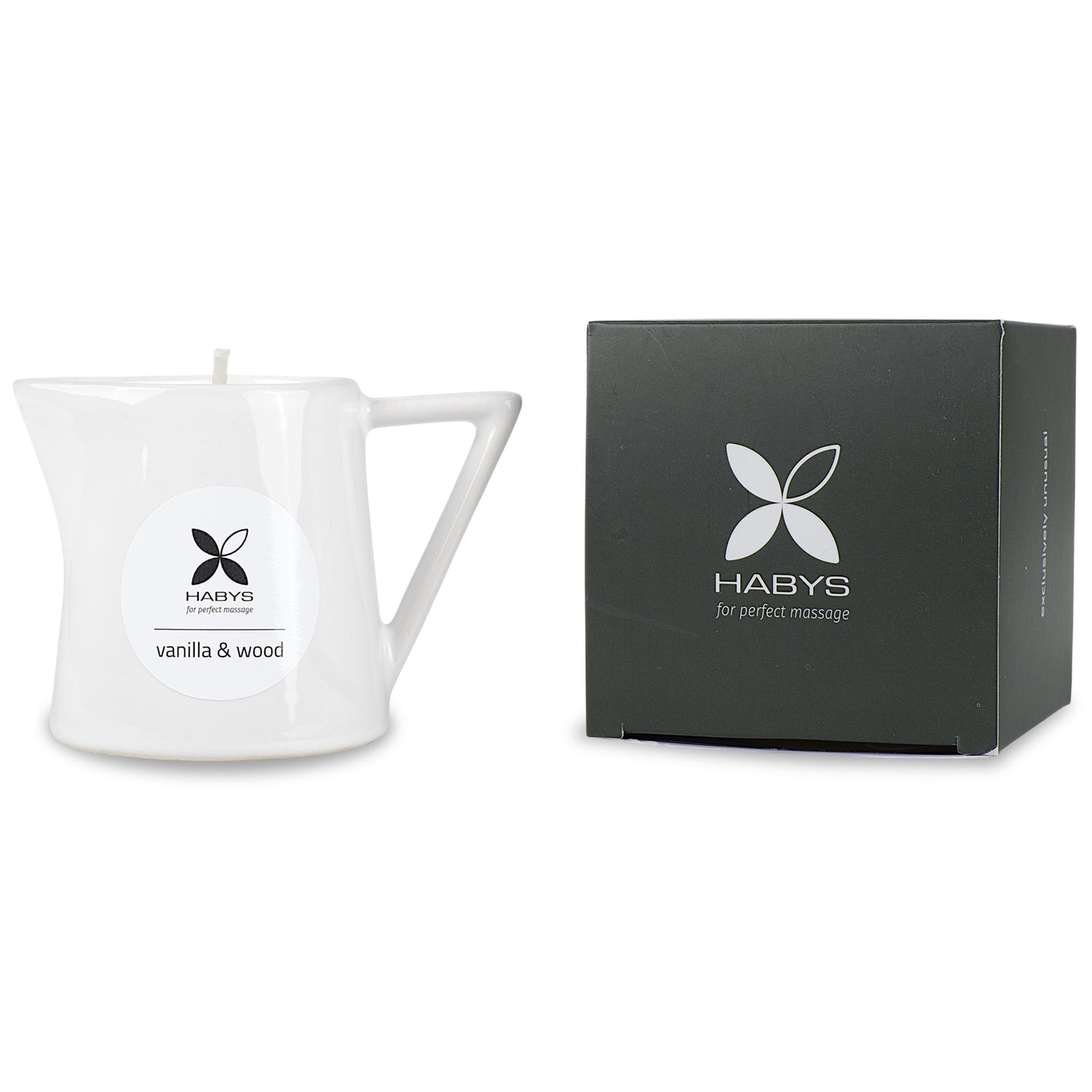 Massagekerze Vanilla & Wood
