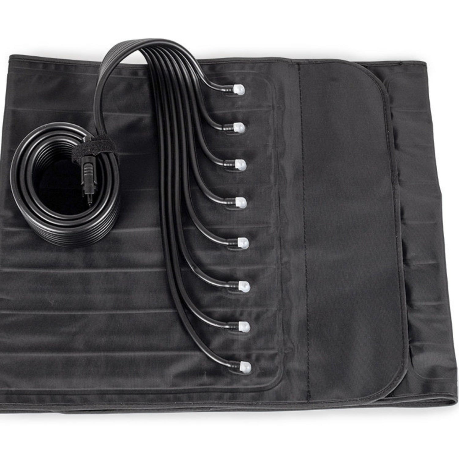 Habys Manschette für die Lymphdrainage | an Hüfte und Bauch | Universalgröße Luftschläuche | 8-Kammer-System