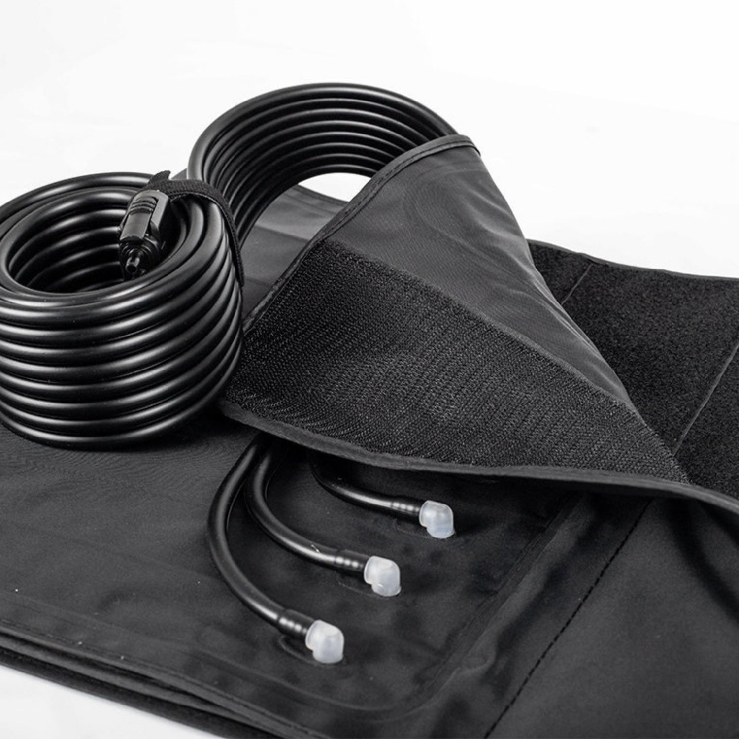 Habys Manschette für die Lymphdrainage | an Hüfte und Bauch | Universalgröße Luftschläuche | 8-Kammer-System