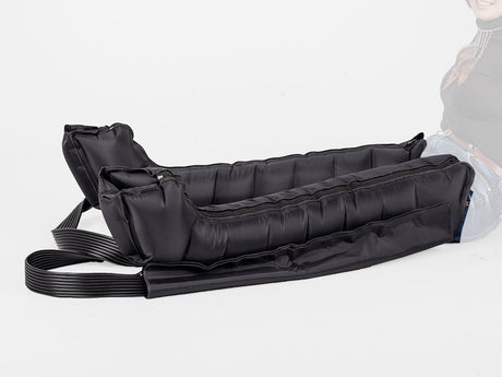 Habys Manschetten für die Lymphdrainage | an den unteren Extremitäten|  Luftschläuche, 8-Kammer-System | Größe XL