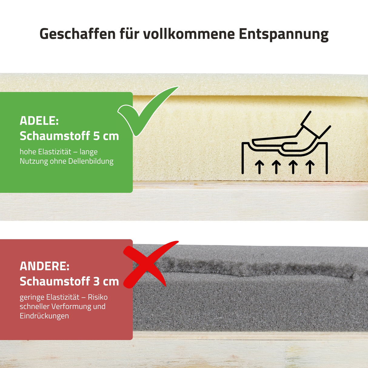 Massageliege Klappbar Adele | Kosmetikliege Tattooliege | Schwarz