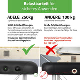 Massageliege Klappbar Adele | Kosmetikliege Tattooliege | Schwarz