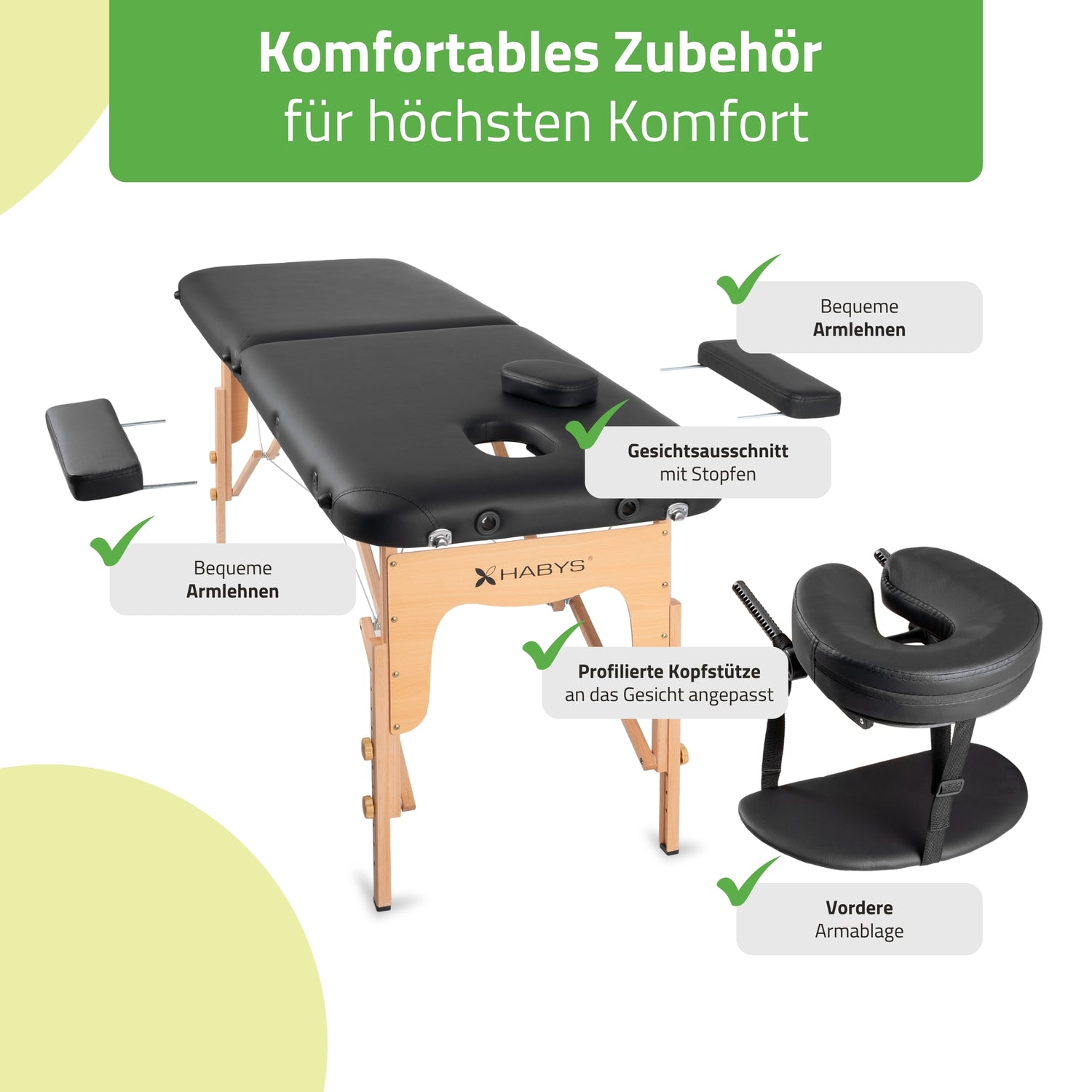 Massageliege Klappbar Lira | 59 cm