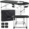 Massageliege Klappbar Nadia | Kosmetikliege Tattooliege | Schwarz 60 cm