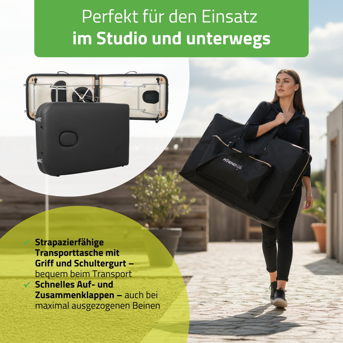 Massagetafel Inklapbaar Vera | Cosmetische Tafel