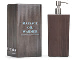 Massageolie Verwarmer met 300 ml Aluminiumfles | Donkerbruin