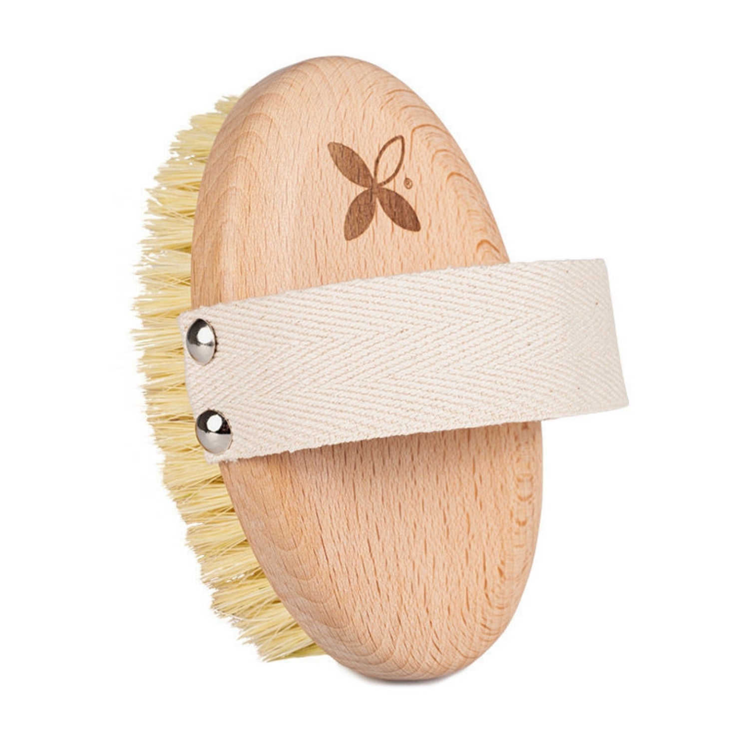 Massagebürste für die Trockenmassage | Tampico-Borsten | Trockenbürste hart