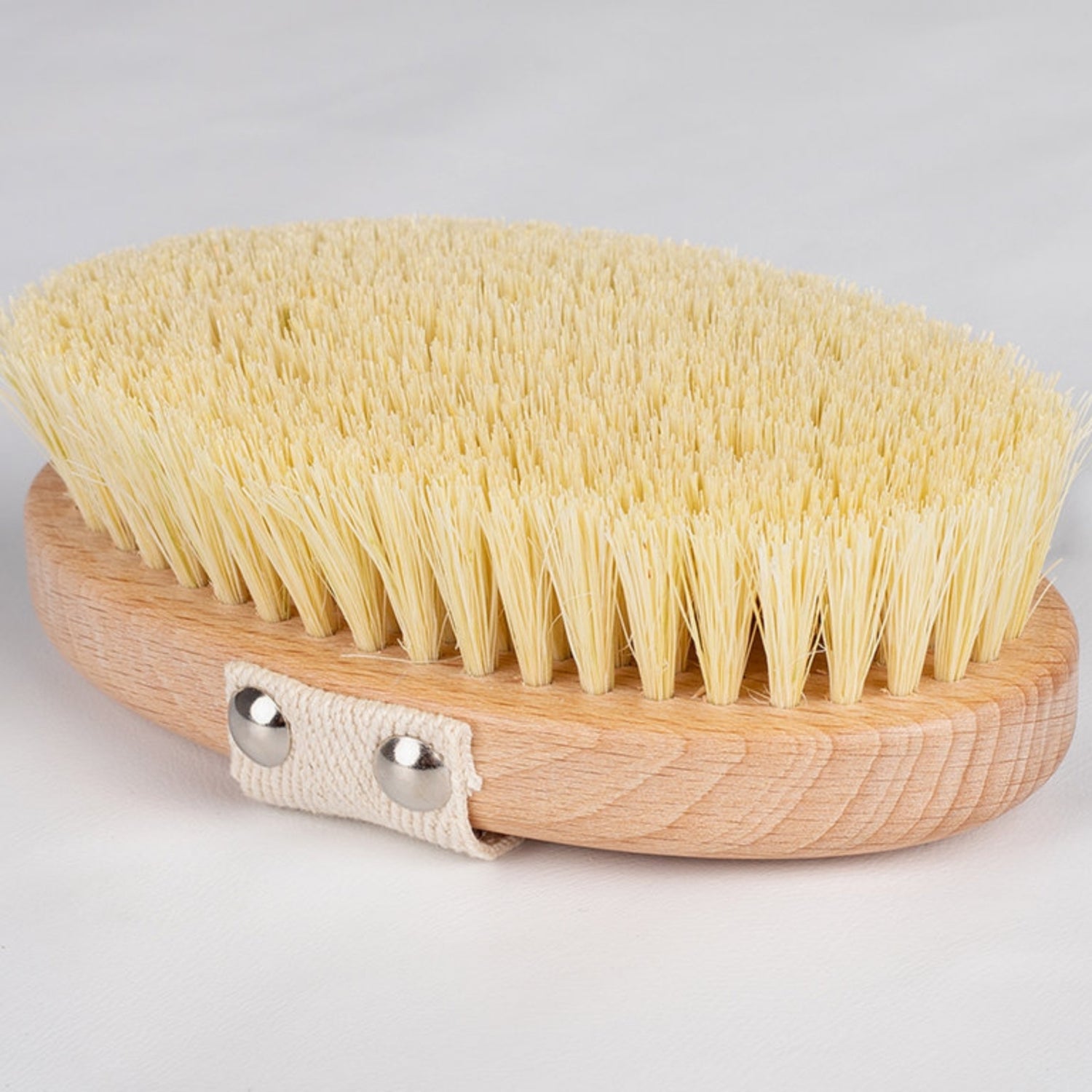 Massagebürste für die Trockenmassage | Tampico-Borsten | Trockenbürste hart