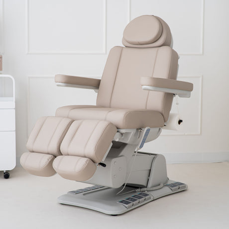 Habys Elektrischer Podologiestuhl Evia Lift P | Kosmetikliege für Podologie, Pediküre, Praxen für ästhetische Medizin sowie Kosmetik- und Beautysalons | 3 Jahre Garantie
