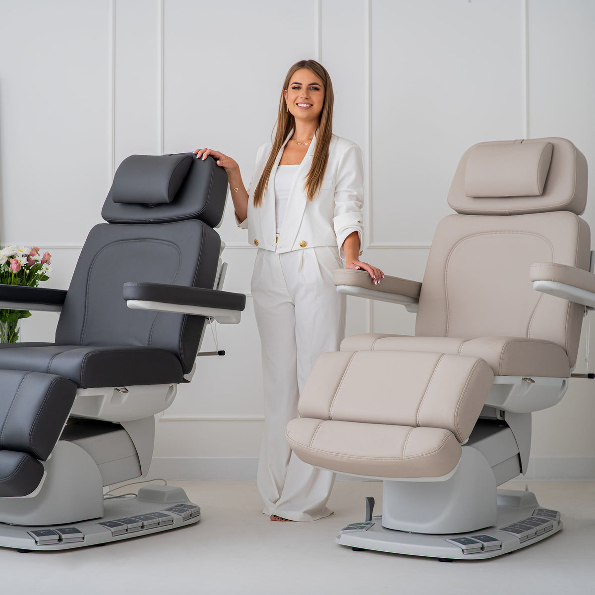Habys Elektrische Premium-Kosmetikliege Evia Pro | 4 Motoren, 45°-Rotation | 3 Jahre Garantie