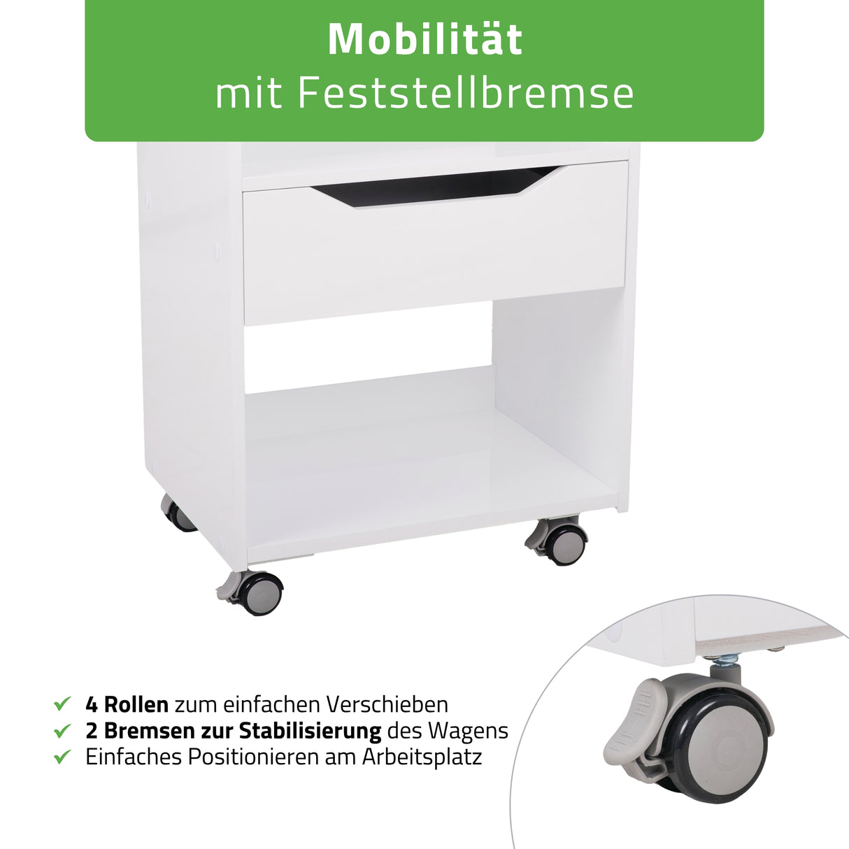 Habys Kosmetiktisch Ario |  Weiß