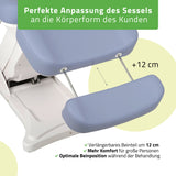 Kosmetikliege Elektrisch | Elara PRO 4 | Kosmetiksessel mit elektrischer Verstellung