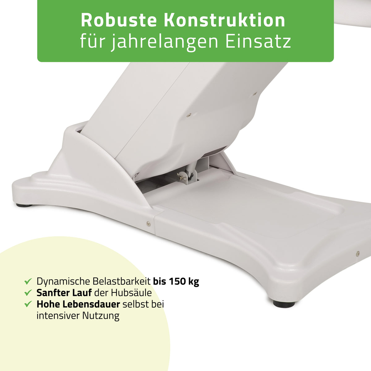 Behandelstoel Elektrisch | Elara PRO 4 | Cosmetische stoel met elektrische verstelling | Bedieningsframe | 3 Motoren