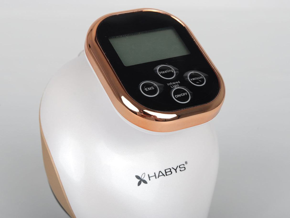 Elektrisches Schröpf-Massagegerät mit Griff | EMS | Wärme- und Magnettherapie