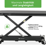 Therapieliege Elektrisch Evero Cross X4 Ergo | 4-Segmente | Handfernbedienung | Grau-Schwarz | 3 Jahre Garantie