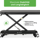Therapieliege Elektrisch Evero Cross X4 Ergo | 4-Segmente | Steuerrahmen | Grau-Schwarz | 3 Jahre Garantie