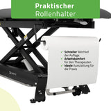 Therapieliege Elektrisch Evero Cross X4 Ergo | 4-Segmente | Steuerrahmen | Grau-Schwarz | 3 Jahre Garantie