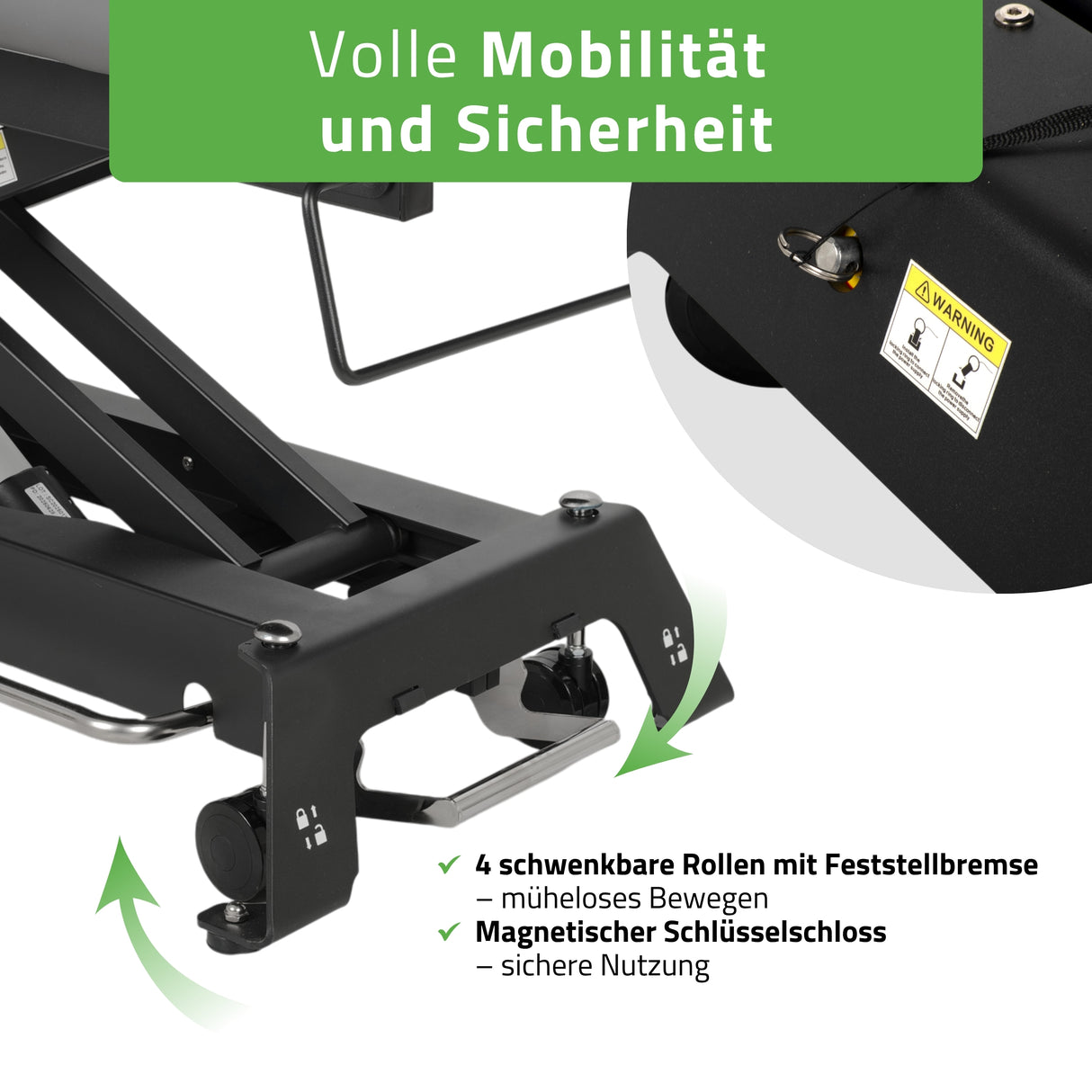 Therapieliege Elektrisch Evero Cross X5 Ergo | 5-Segmente | Steuerrahmen | Grau-Schwarz | 3 Jahre Garantie