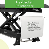 Therapieliege Elektrisch Evero Cross X5 Ergo | 5-Segmente | Steuerrahmen | Grau-Schwarz | 3 Jahre Garantie