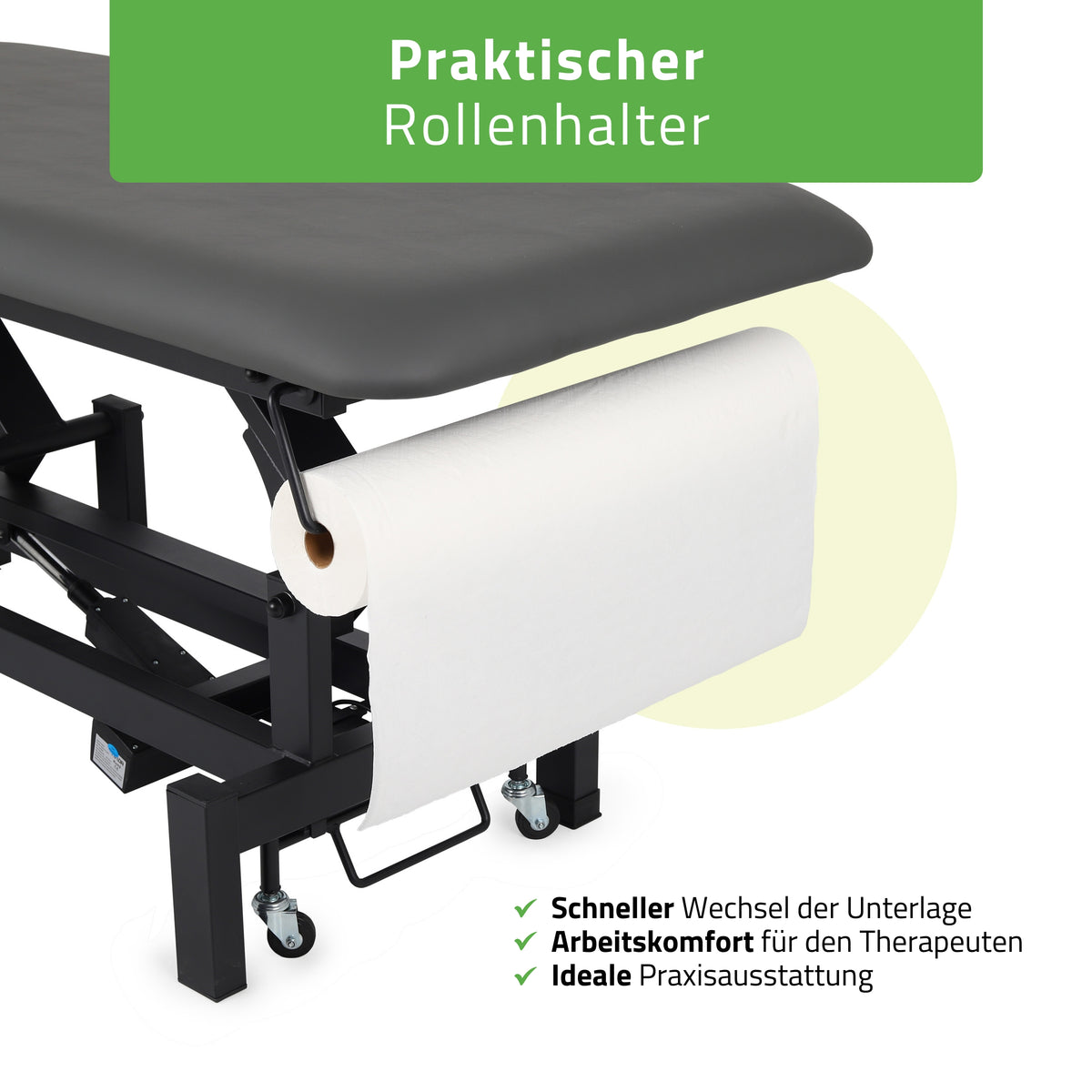 Massageliege Elektrisch Fortis 2 Ergo | 2-Segmente | Handfernbedienung